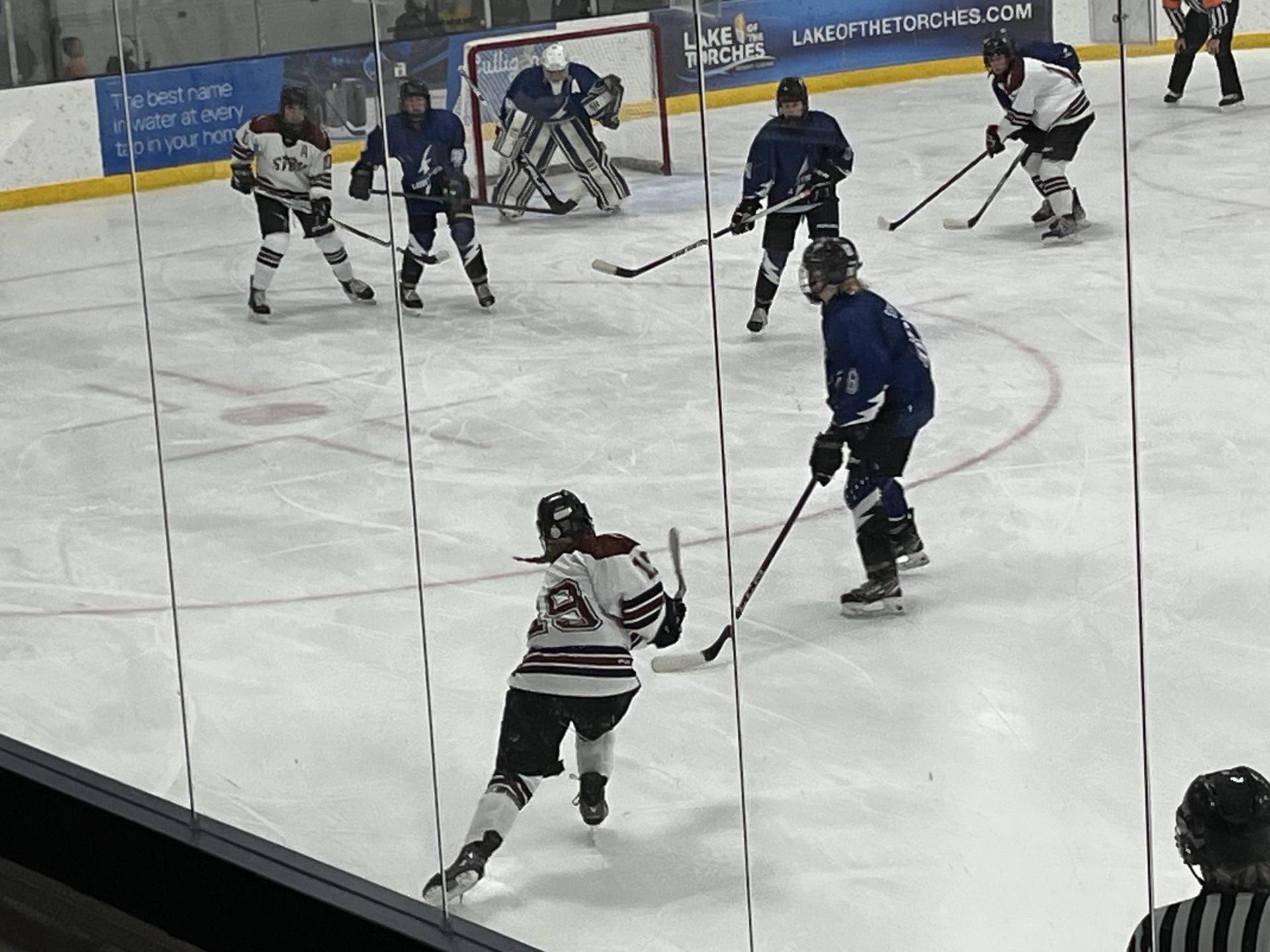 Tuesday HS sports round-up:  Storm, East-Merrill and DCE fall in hockey openers while Marathon tops Newman in girls’ hoops.