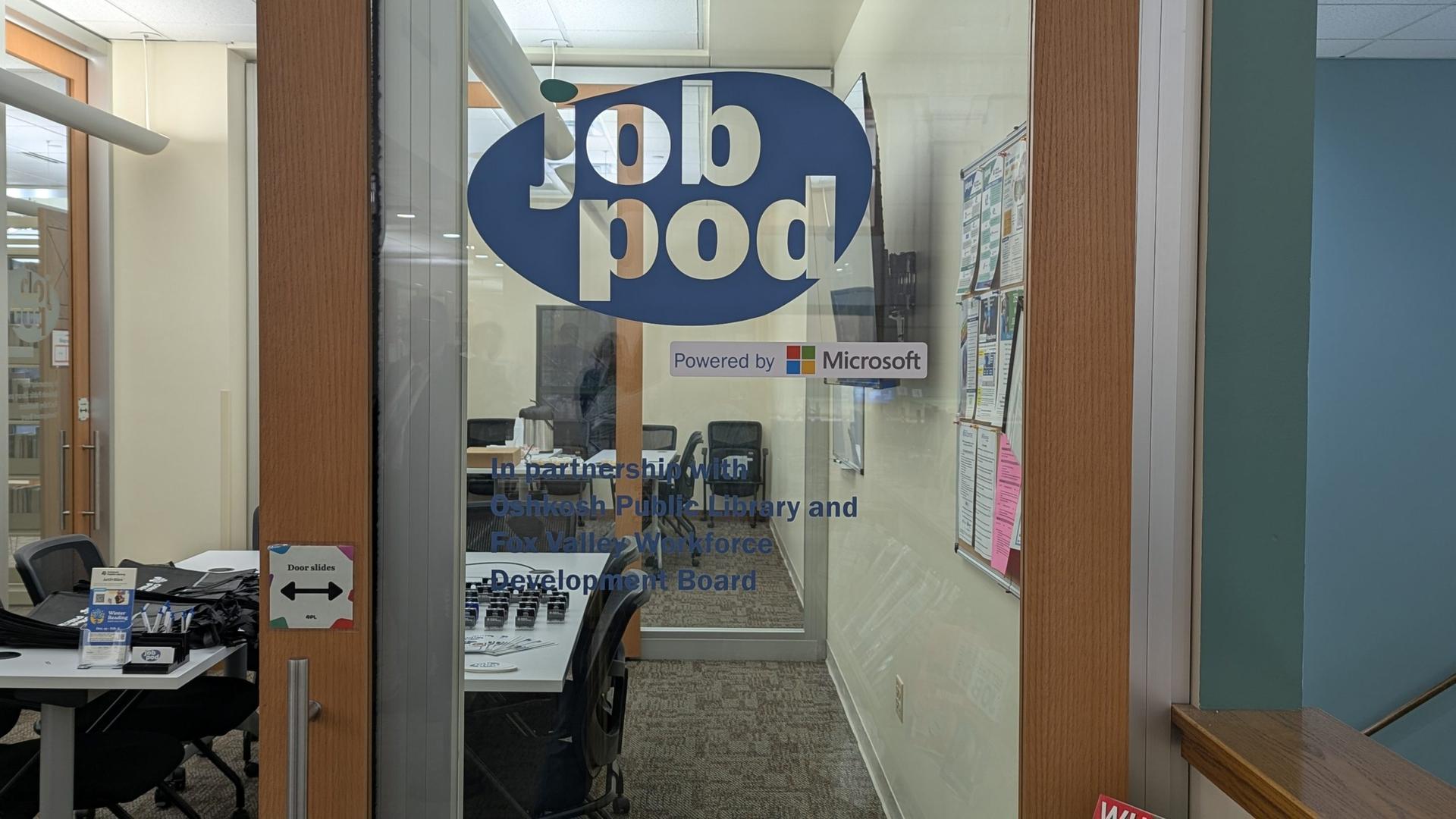 JobPod at Oshkosh Public Library supports job seekers